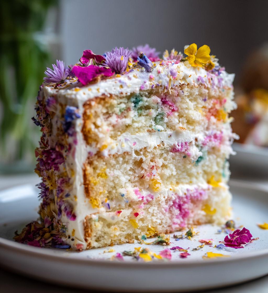 spring floral cake